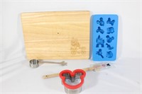 Lot of Mickey Mouse Kitchen Items - Ice Tray etc.