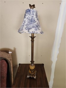 Vintage Lamp w/ Oriental Shade