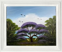 AL BLACK FLORIDA HIGHWAYMEN PURPLE JACARANDA