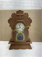 "TIME IS MONEY" MANTLE CLOCK WITH KEY