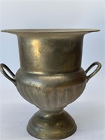 Vintage Brass Champagne Bucket 9.8in T x 9in W