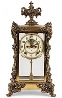 Ansonia Crystal Regulator Clock