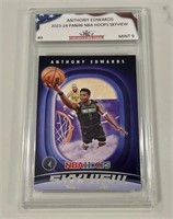 2023-24 Panini NBA Hoops #9 Anthony Edwards Card