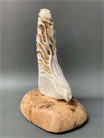 Clyde Drew "Tree Spirit" Caribou Antler Carving