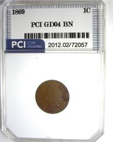 1869 Cent PCI GD04 BN