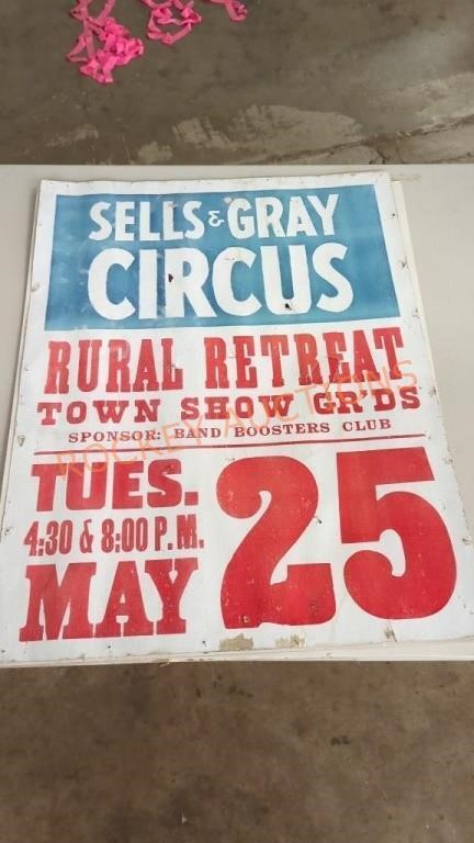 Lot of Circus Posters