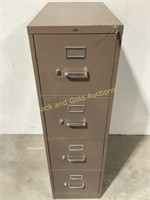 HON (4) Drawer Locking Metal Filing Cabinet