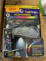 Sensor Bright spectrum solar powered light