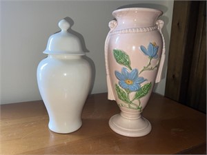 Ginger jar & Hull art vase