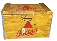 Bass Beer Wood Advertising Crate Cooler