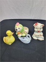 Lot of 4 Ceramic Figurines Includes Napco Japan