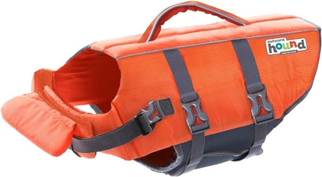 Outward Hound Orange Dog Life Jacket, S