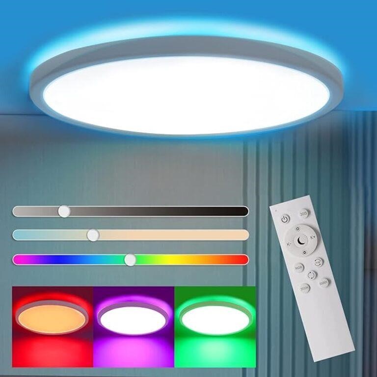 NEW Flush Mount LED Ceiling Light-14", RGB