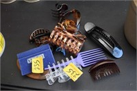 HAIR COMBS AND CLIPS