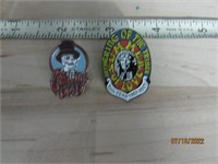 2 Grateful Dead Pins 40th Annivesary