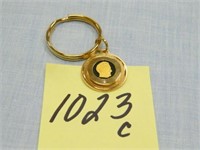 John Deere Service Pin Applied to Key Chain (Good