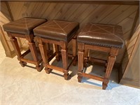 Set of 3 Bar Stools