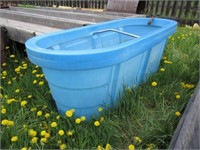 UFA Blue Plastic Water Trough (150 Gallon)