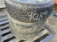 (3) JEEP TIRES W/ RIMS P235/65R17