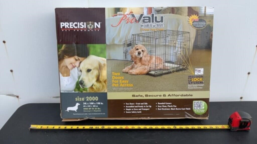 Precision Pet Products Pro Valu 2 Door Dog Crate