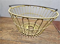 Vintage WIRE Egg Basket @14.75Wx8.25inH