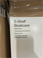 White Book shelf in a box As Is