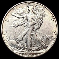 1935-D Walking Liberty Half Dollar CHOICE AU