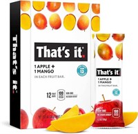 That's it. Apple + Mango 100% Natural Real Fruit