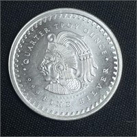 1/4 oz Fine Silver Round - Mayan Calendar