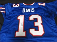 BILLS GABRIEL DAVIS SIGNED 1 JERSEY JSA COA