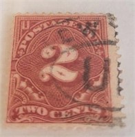 1894 - 1925 2 Cent Postage Due Stamp