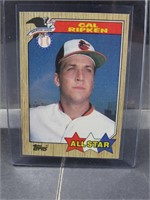 1987 Topps Cal Ripken All Star Card #609