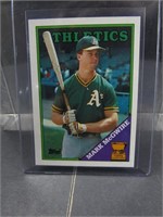 1988 Topps Mark McGwire All Star Rookie Card #580