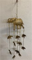 Brass Elephant Wind Chime