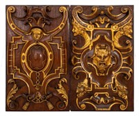 Renaissance Revival Carved Walnut Panels, 2