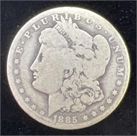 (Q) 1885-O U.S. Morgan Silver Dollar