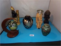 Vtg Chinese Mudman Ceramic Figurine