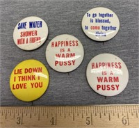 Vintage Naughty Novelty Buttons