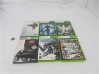 6 jeux pour Xbox 360 dont Dark Souls