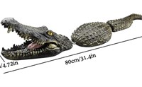 Crocodile, alligator, decoy, practical joke