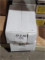 Case of 35" x 50" black garbage bags 100pcs