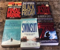 Lot of 6 James Patterson Paperback Books