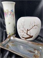 REDUCED! VTG Yamagi Japan Cherry Blossom, & Stonew