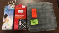 Heating pads and heated blanket