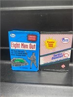 Vintage Sealed Packs- Eight Men Out & Football