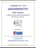Whole Home Humidifier with Installation Value $750