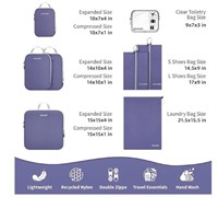 Alameda Compression Packing Cubes purple