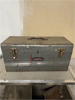 Large Vintage Craftsman Metal Toolbox