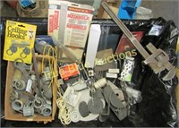 Pipe Wrench & Various Hardware
