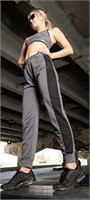 Woman's Lg Jogging Pants- Dark Grey/Black

New